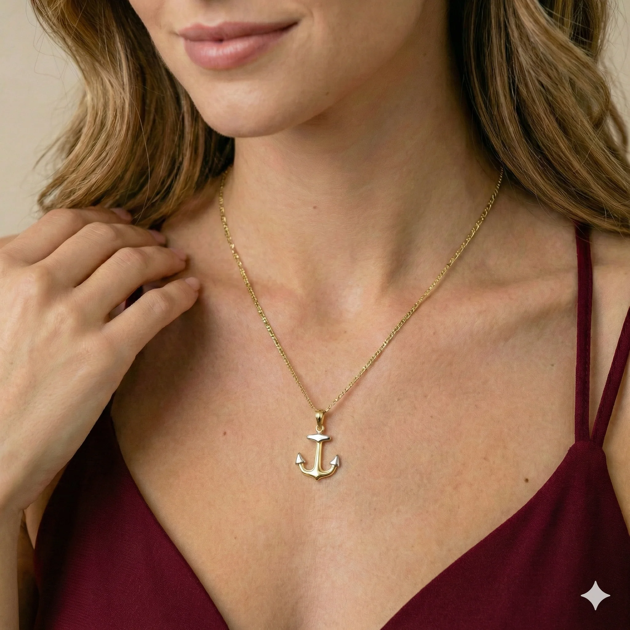 14K Gold | AnhÀnger Schiffsanker K092 - Image 2