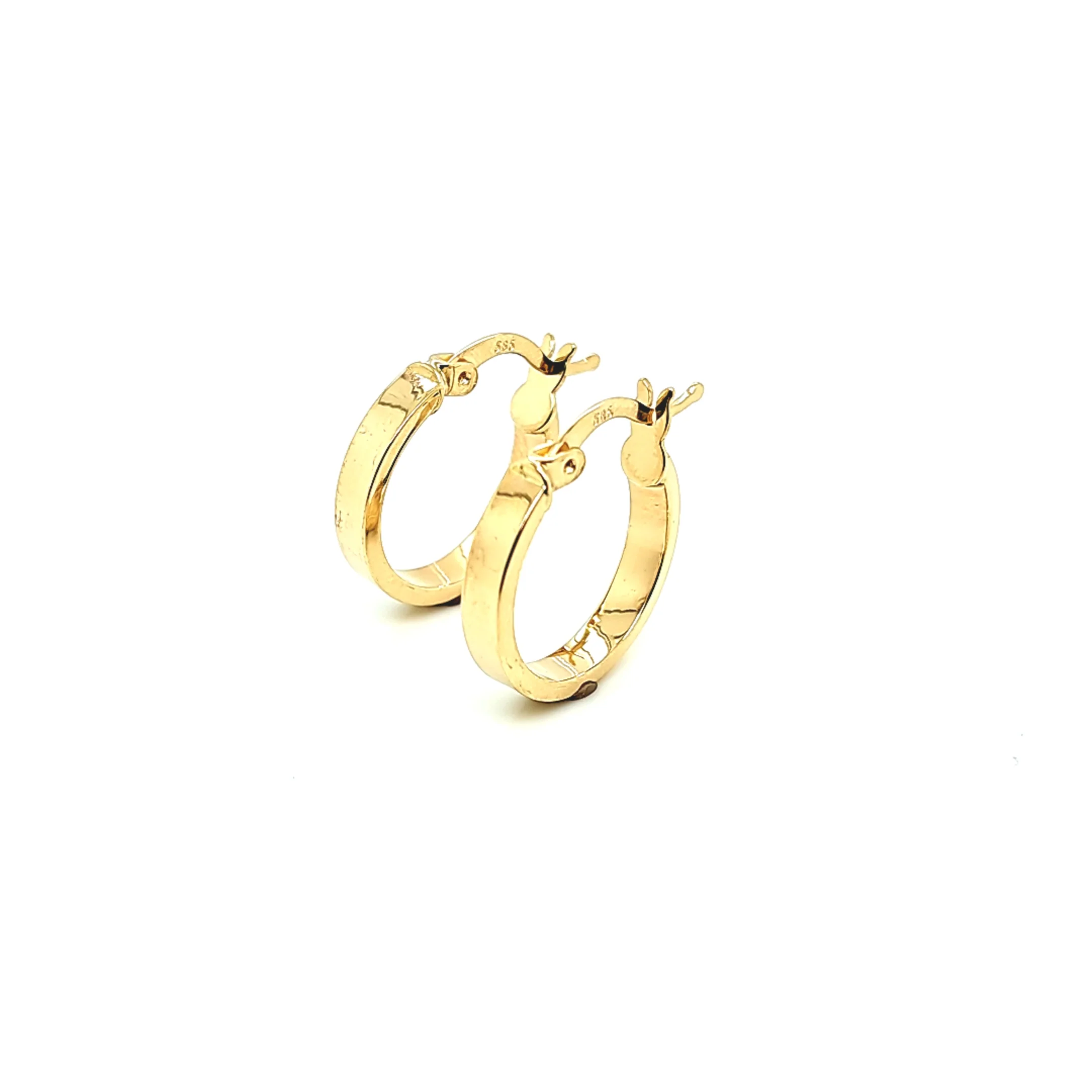 14K Gold | Ohrstecker Creole - Image 2
