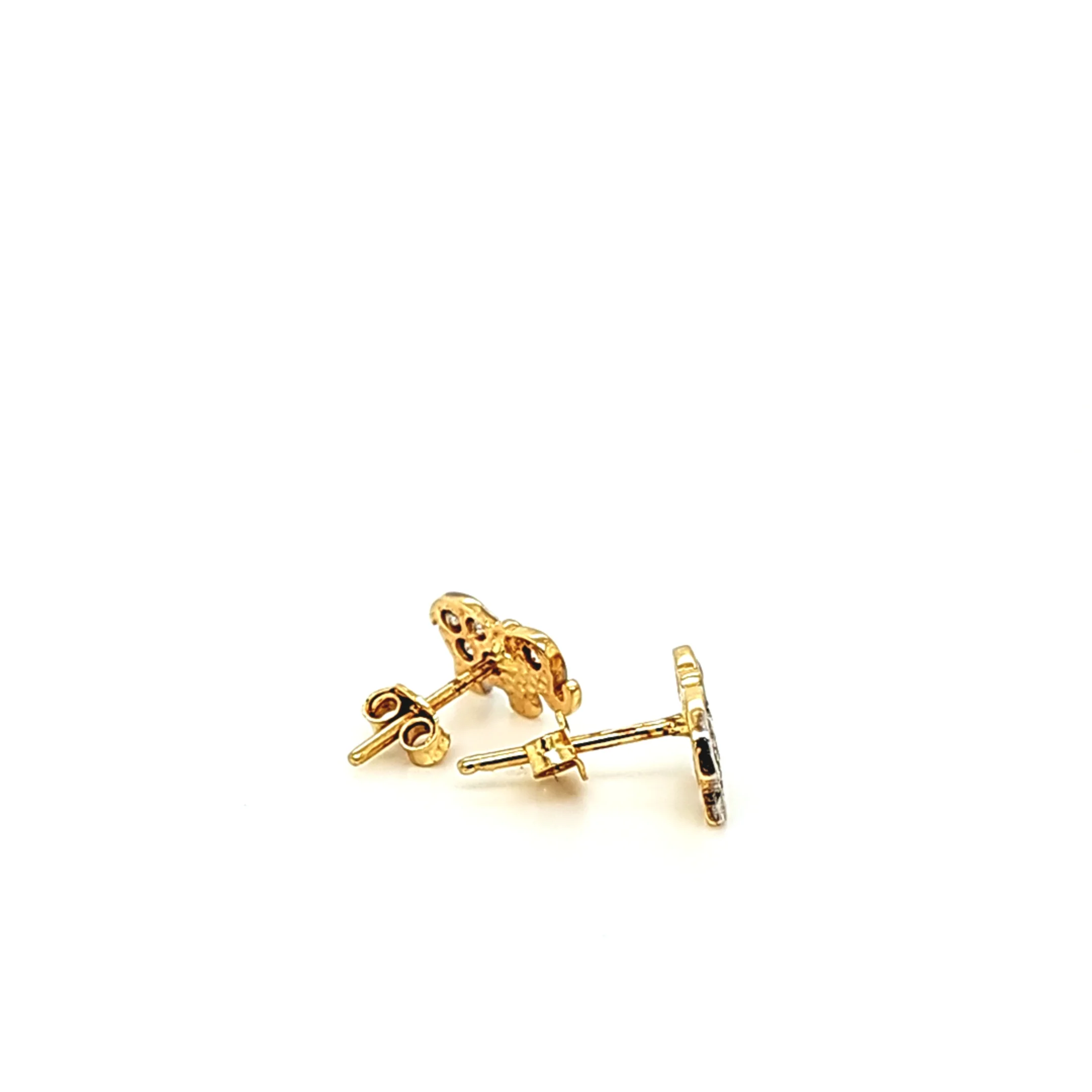 14K Gold | Ohrstecker mit Elefant - Image 2
