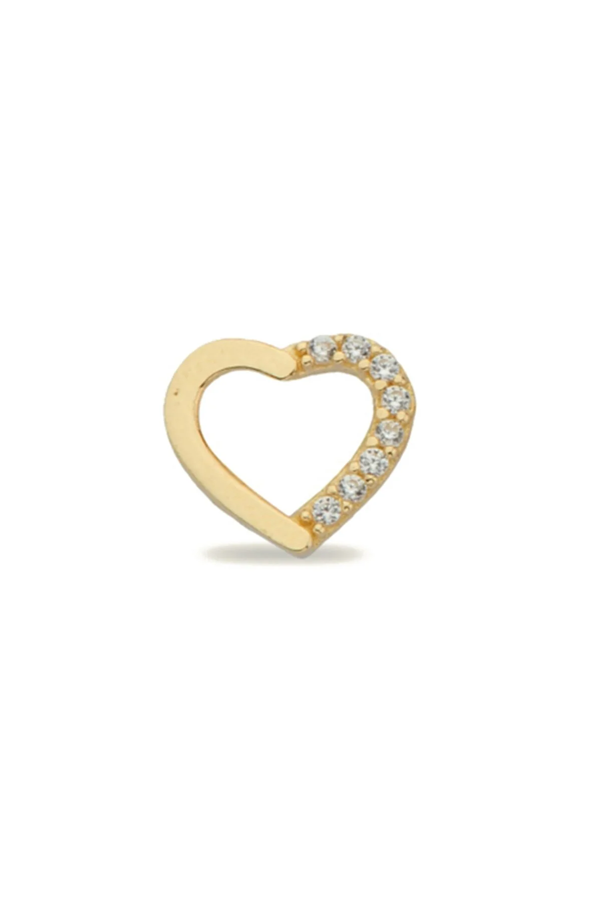 14K Gold | Ohrstecker mit Herz KP0182A