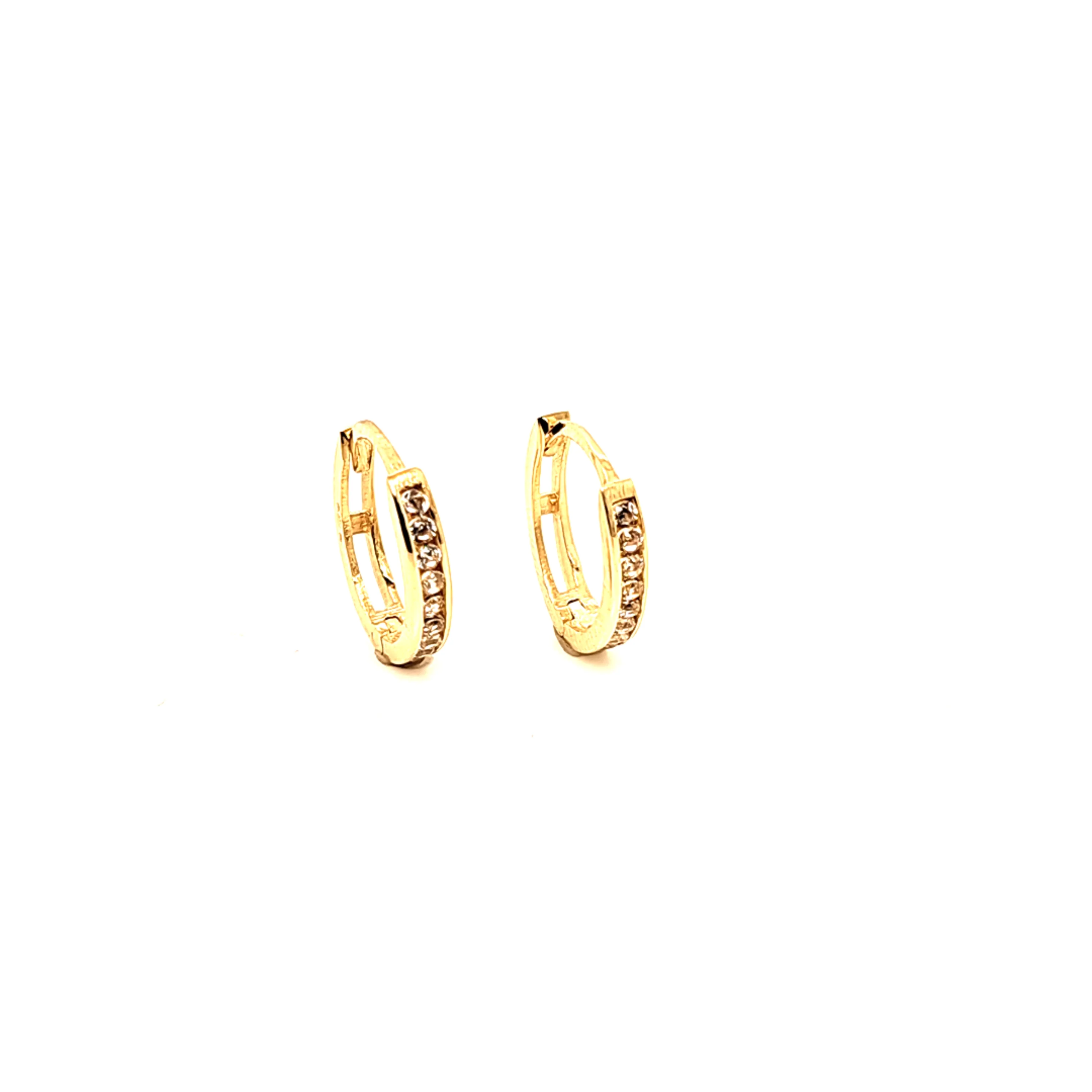 14K Gold | Ohrstecker mit Zirkonia - Image 2