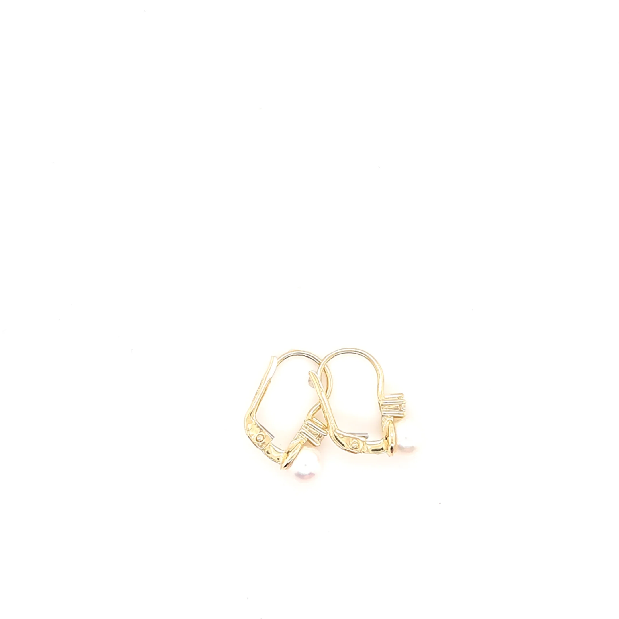 14K Gold | Ohrstecker mit Perle und Zirkonia - Image 3
