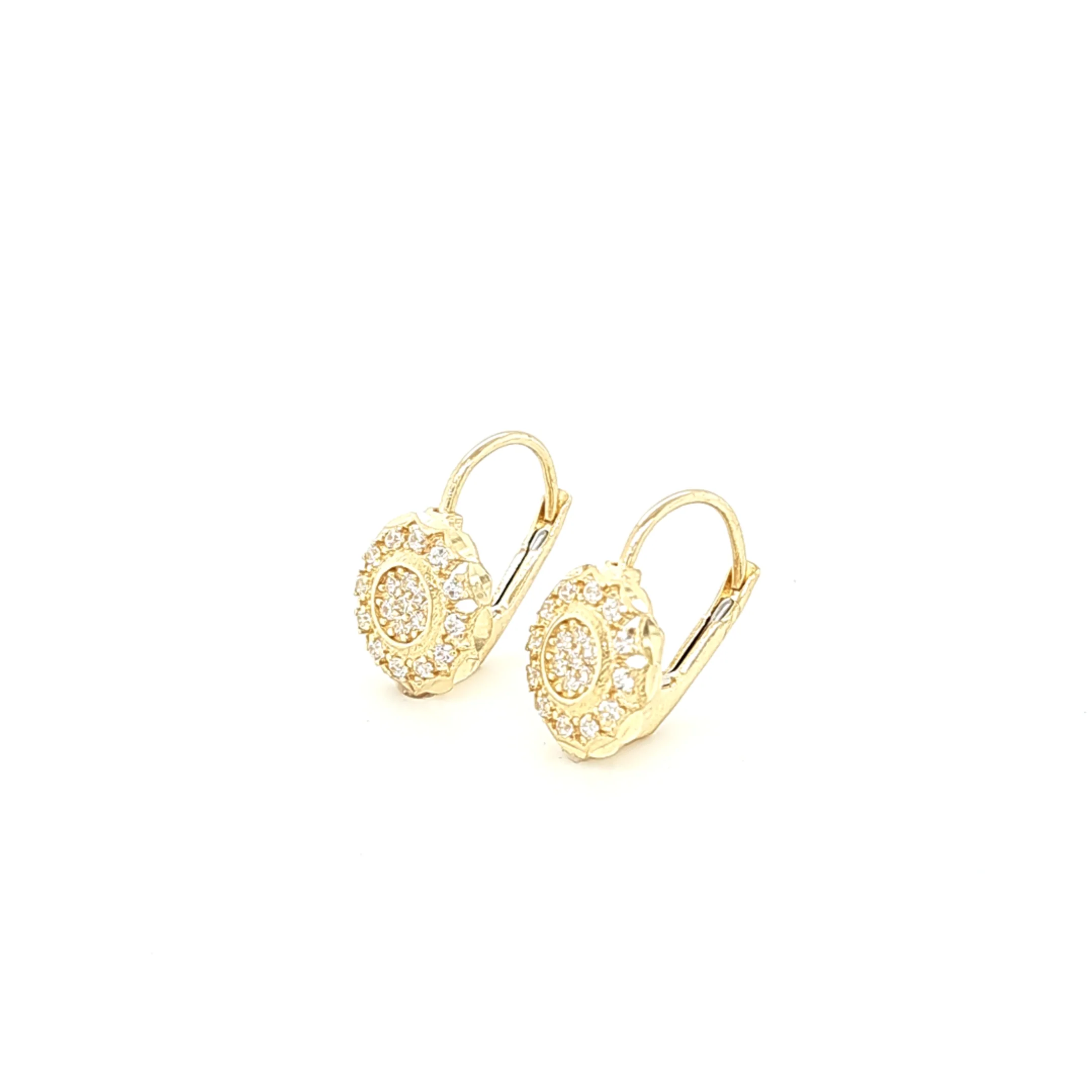 14K Gold | Ohrstecker mit Zirkonia - Image 2