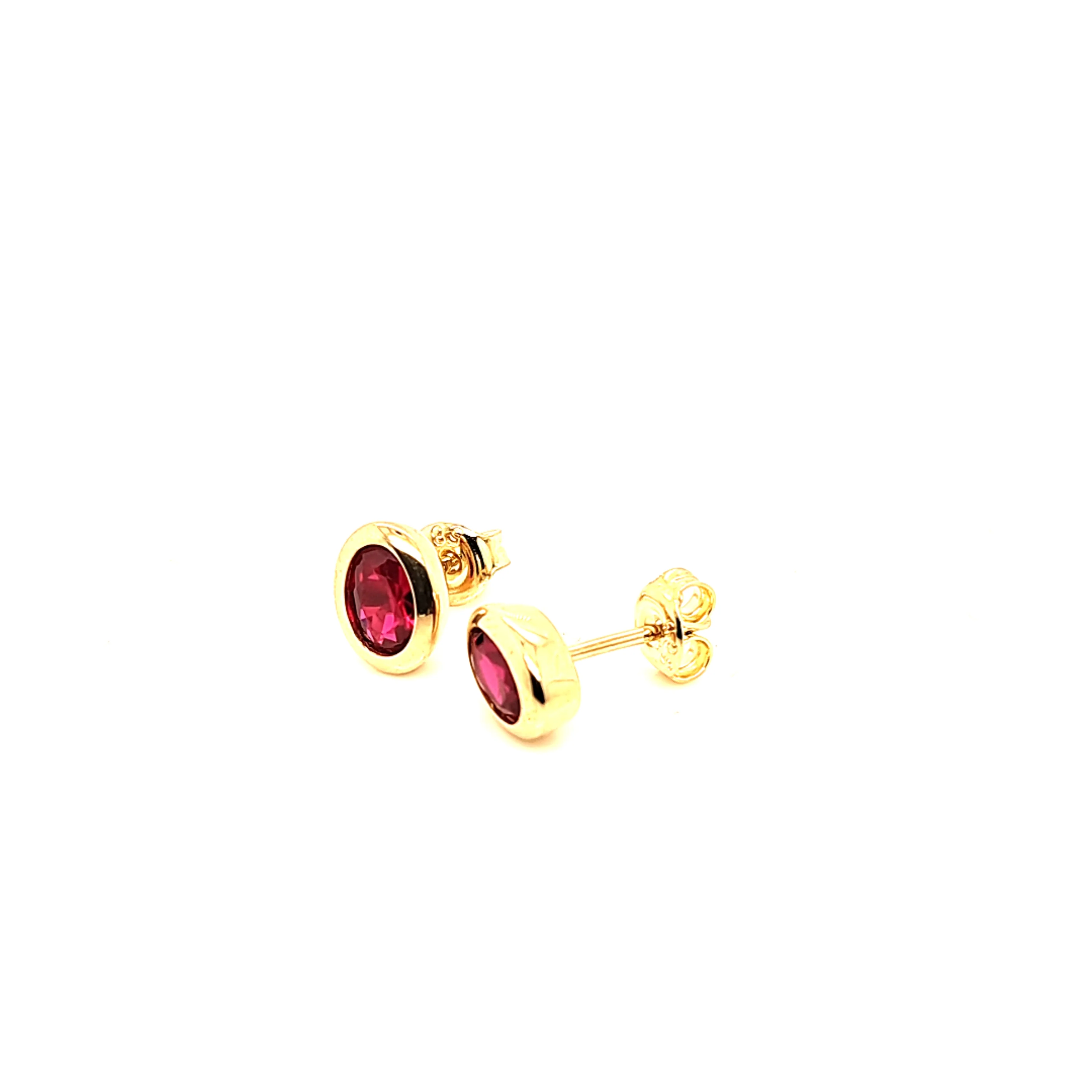 14K Gold | Ohrstecker mit Zirkonia - Image 2