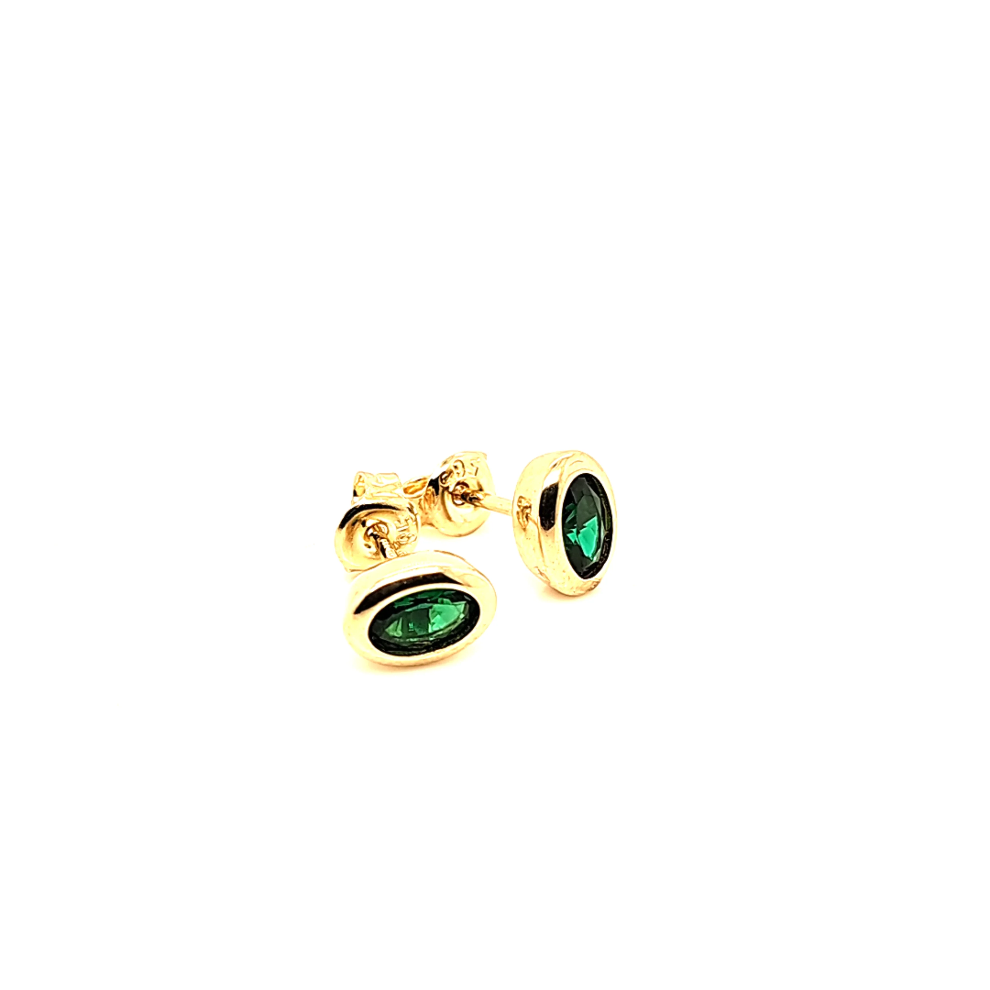 14K Gold | Ohrstecker mit Zirkonia - Image 4
