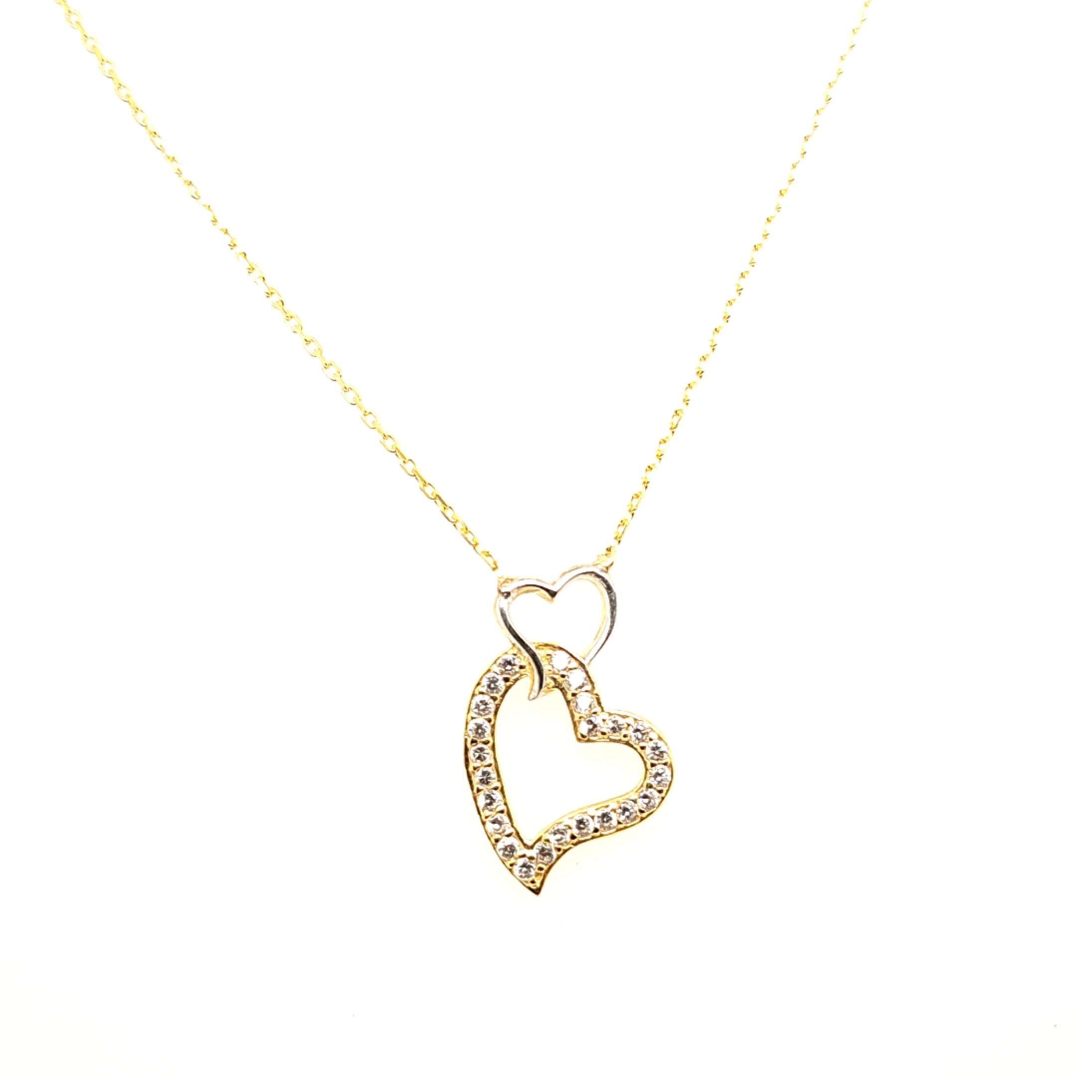 925 Silber | Halskette Herz mit Zirkonia