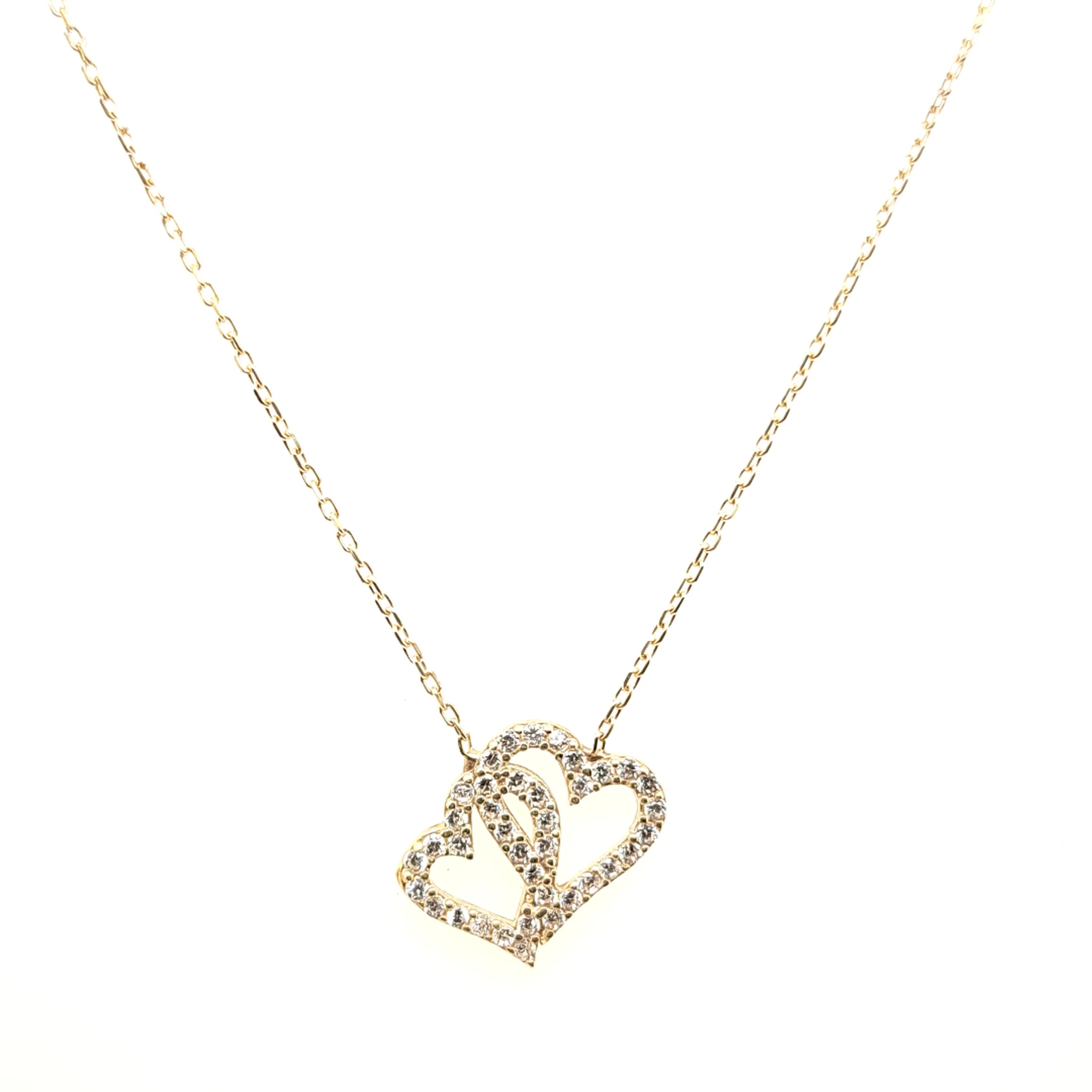 925 Silber | Halskette Herz mit Zirkonia