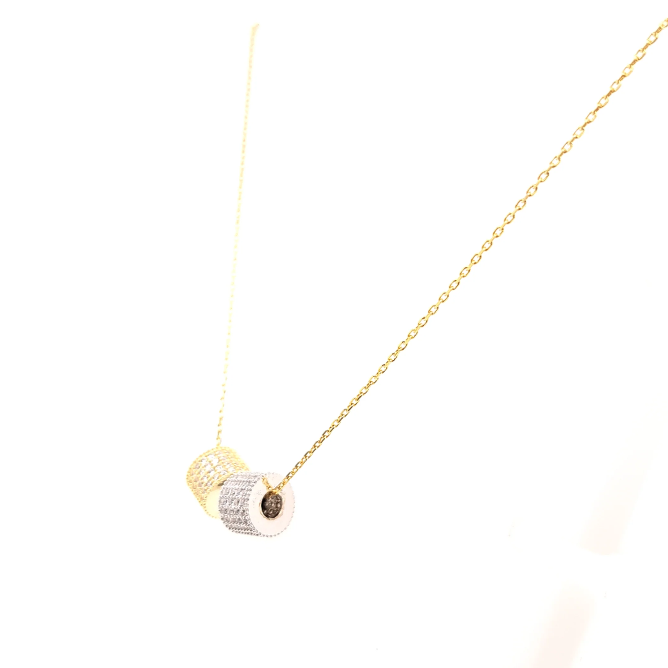925 Silber | Halskette Kugel mit Zirkonia - Image 2