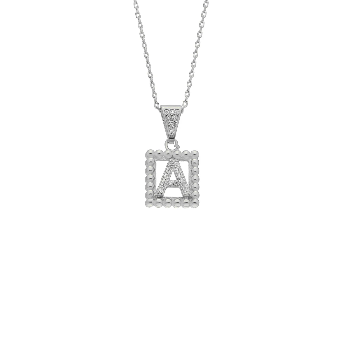 Buchstaben Kette mit Zirkonia - Image 2