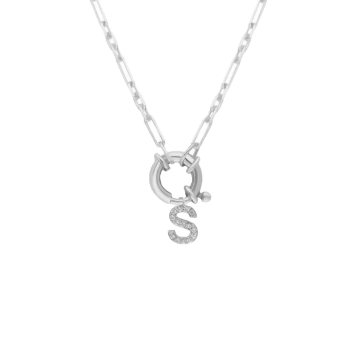 Chain Zirkonia Buchstaben Halskette - Image 2