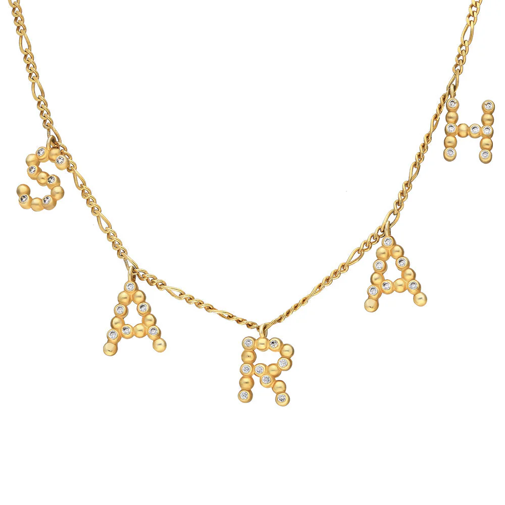 Chocker Ball Zirkonia Namenskette