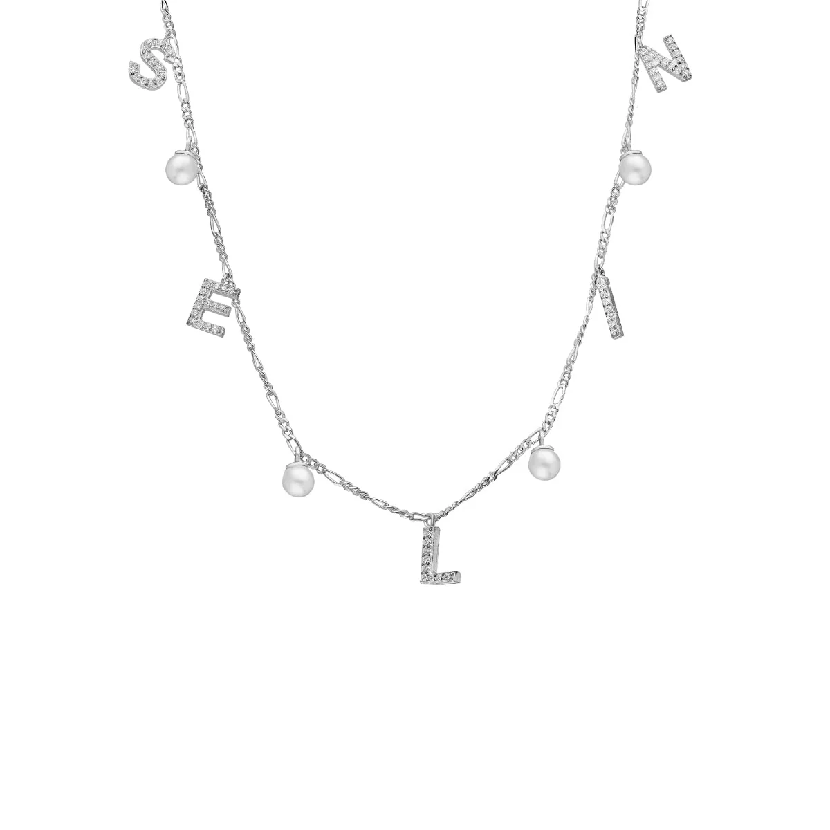 CHOCKER NAMENSKETTE MIT PERLE - Image 2