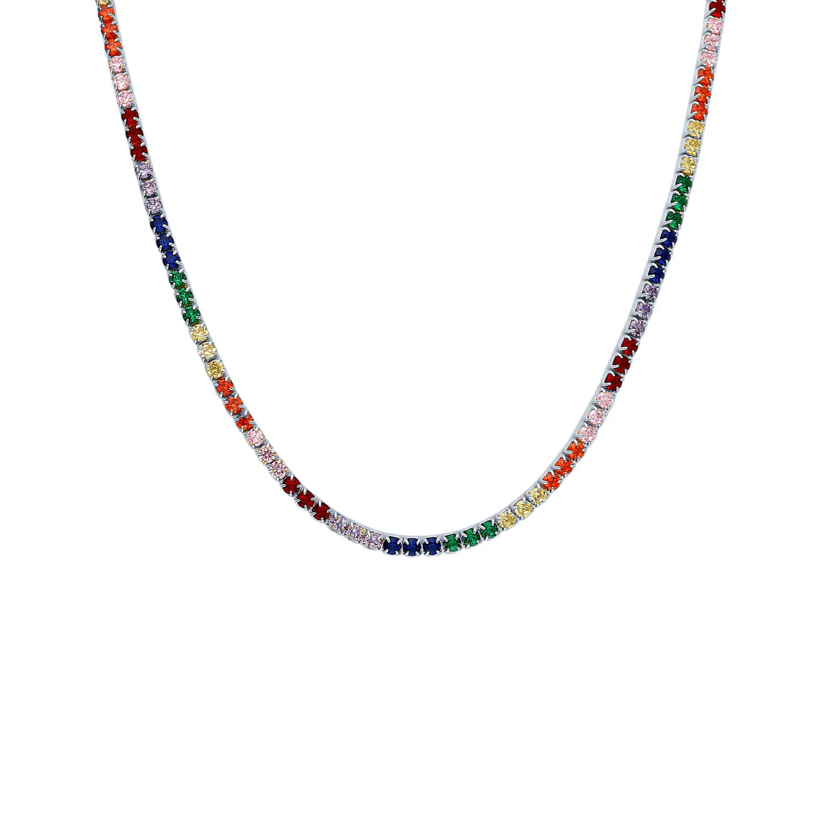 Full Chain Rainbow Halskette - Image 2