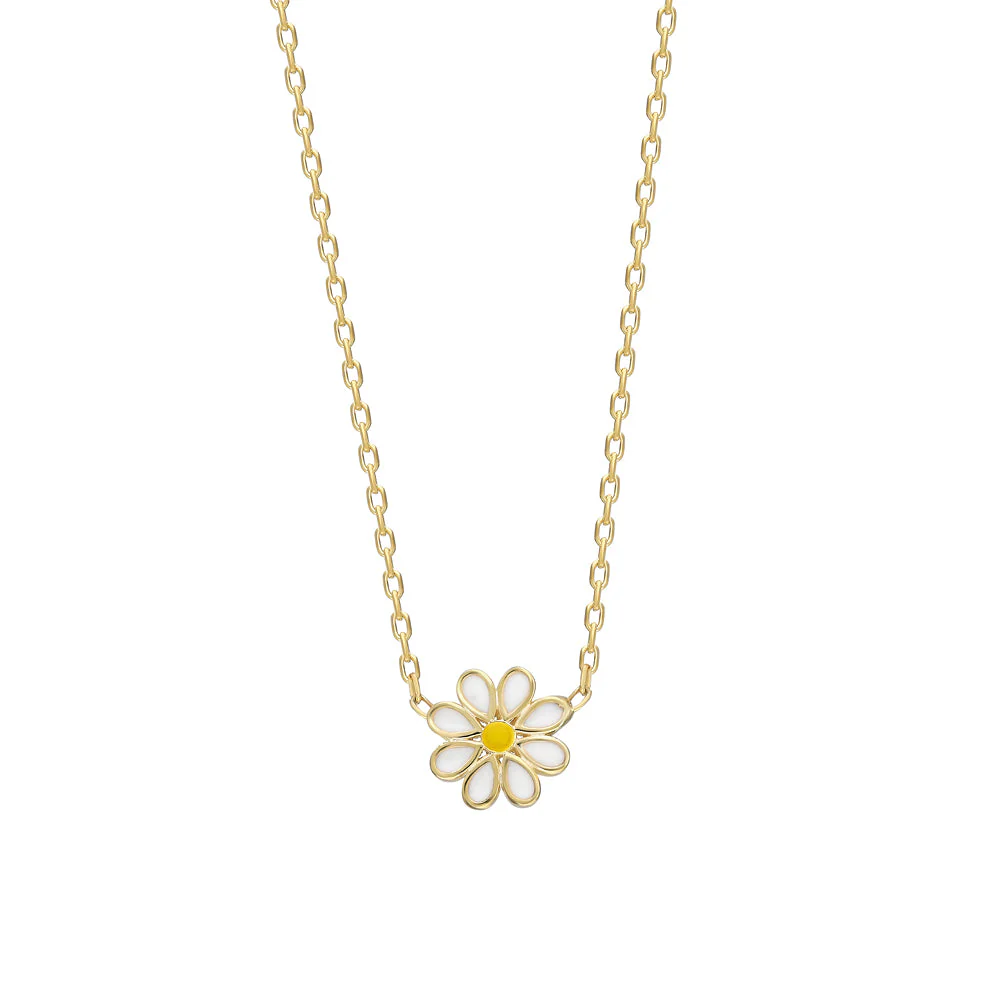MINIMAL DAISY HALSKETTE