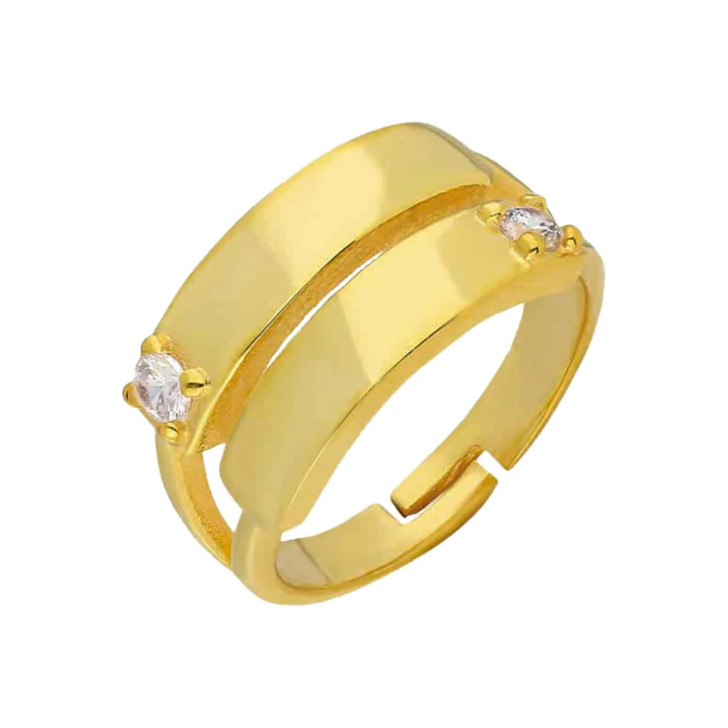 Two Zirkonia Ring - Image 8