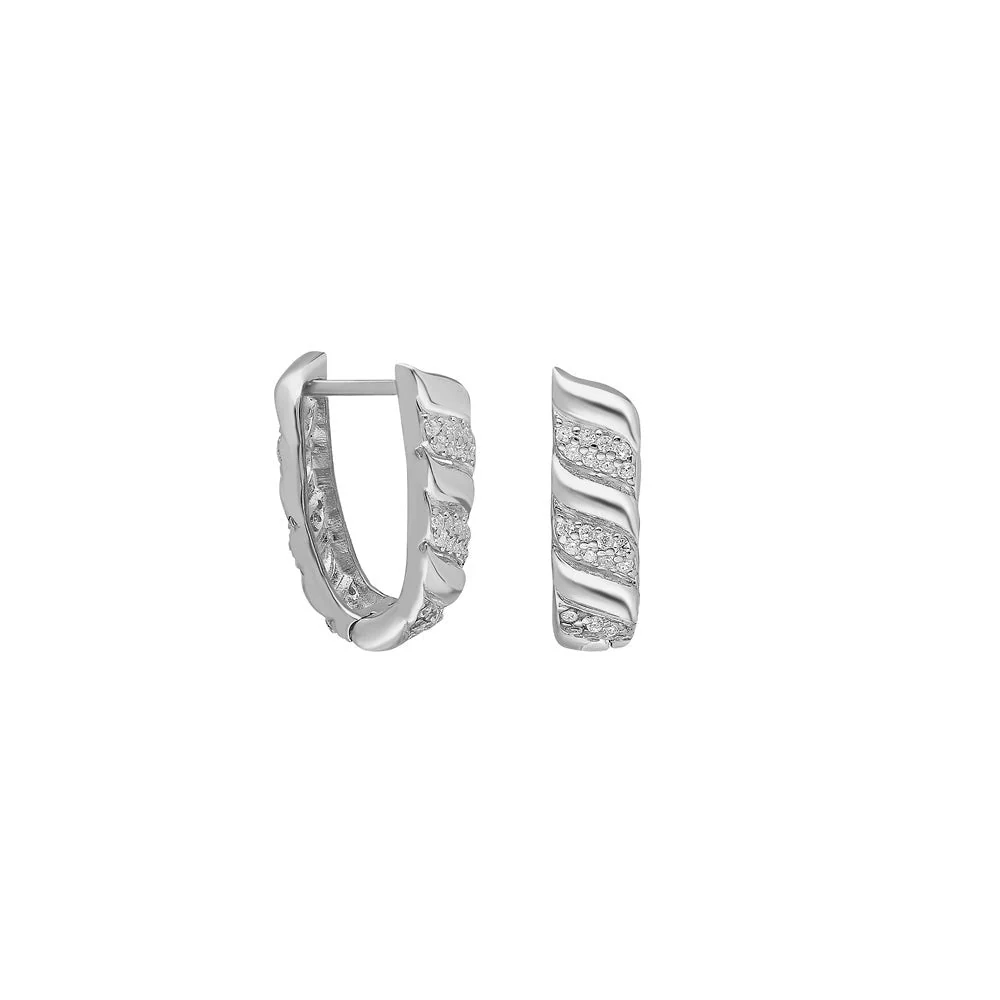 WAVE ZIRKONIA OHRRING - Image 2
