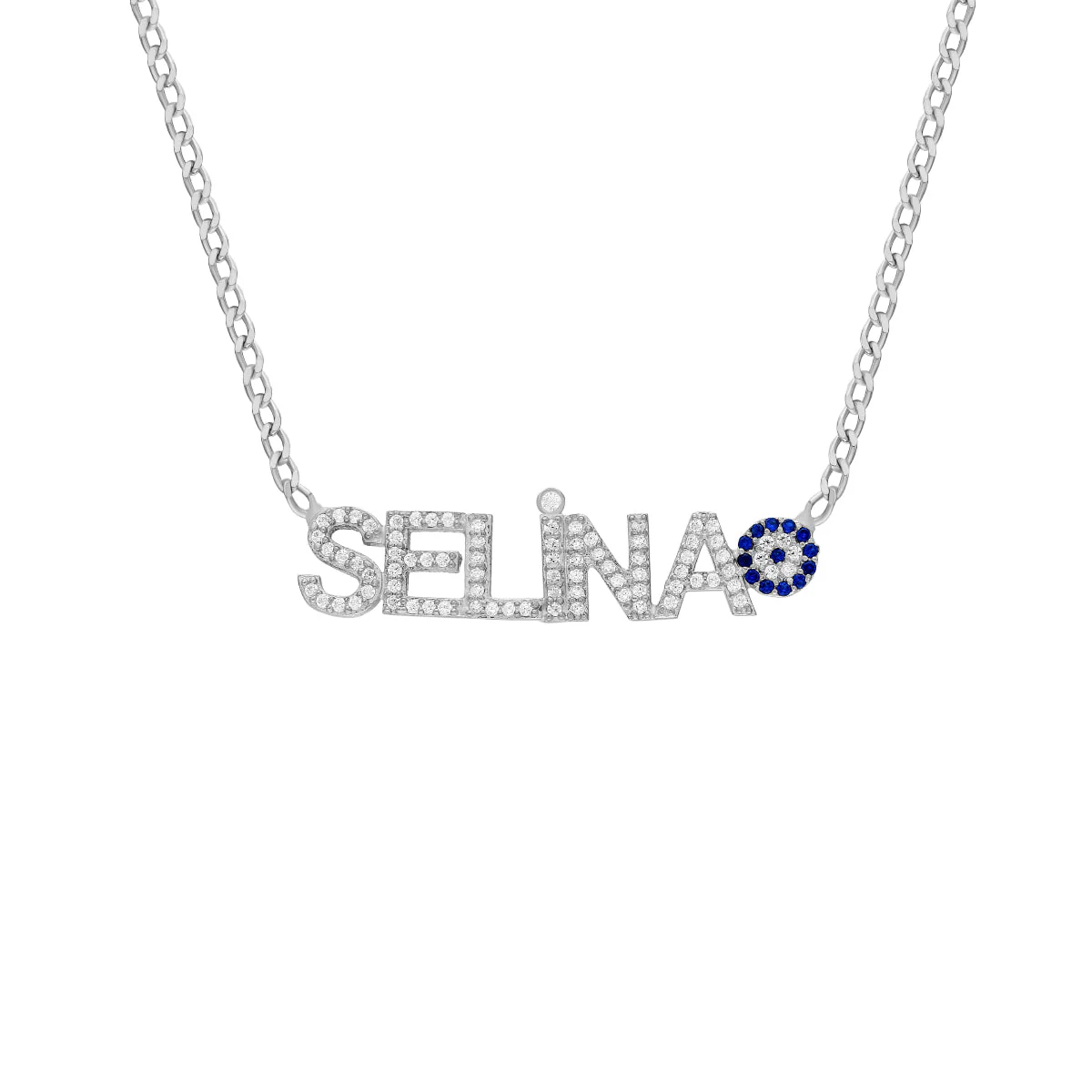 ZIRKONIA NAMENSKETTE MIT NAZAR - Image 2